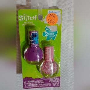Disney Stitch Nail Polish Set - Purple and Pink